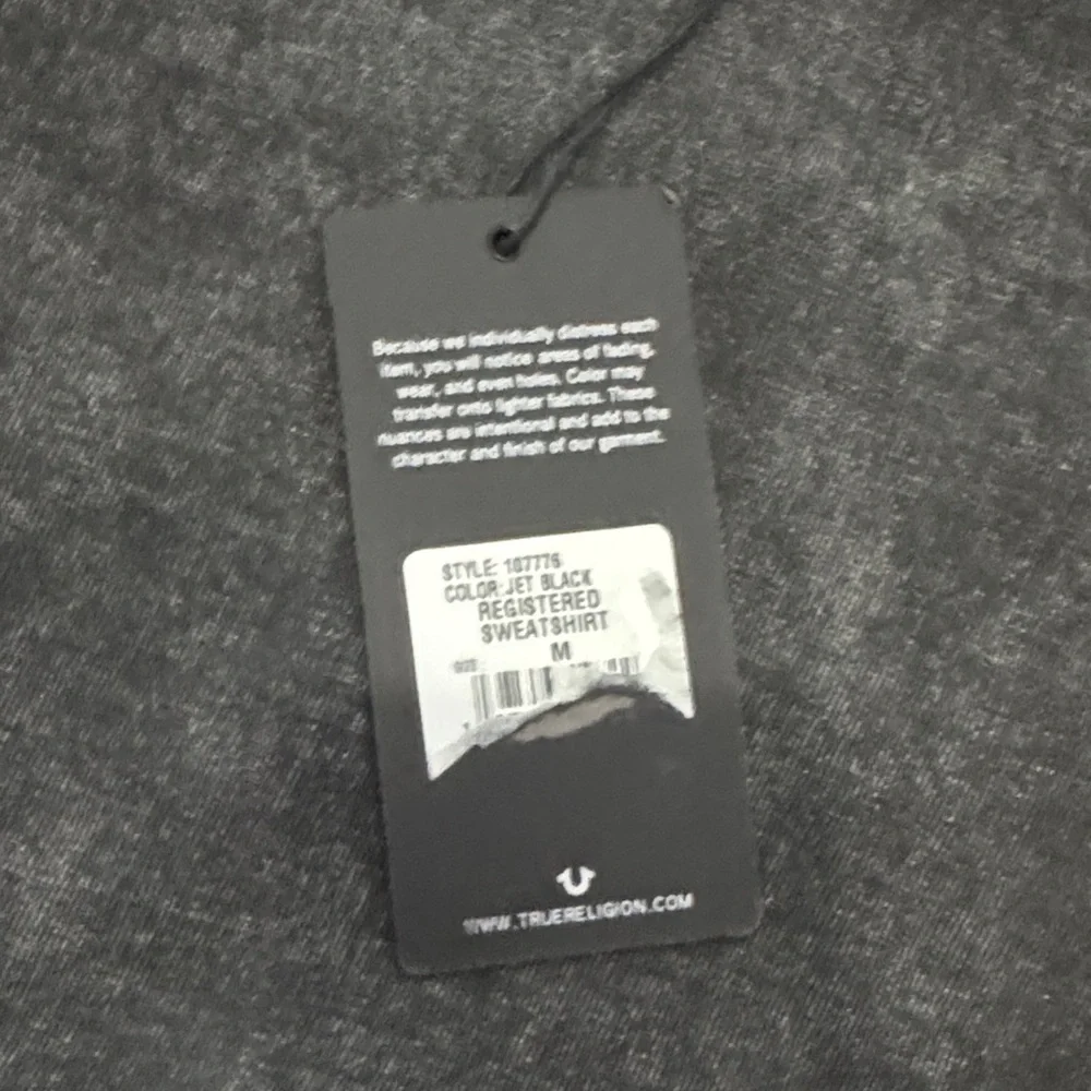 True Religion Charcoal Crewneck Sweater - Picture 4 of 4